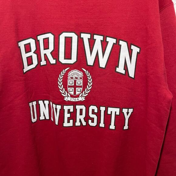 Champion Authentic Activewear Brown University Crewneck Red Sweatshirt Sz M - Picture 5 of 5